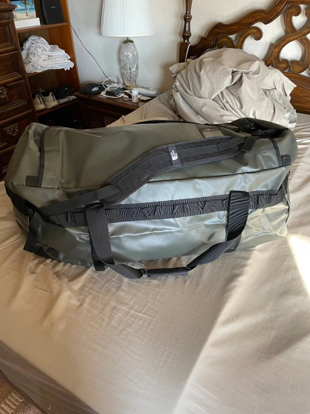 The North Face Base Camp Duffel Bag TNF Green Black - XXL 150L New With Tag NWT